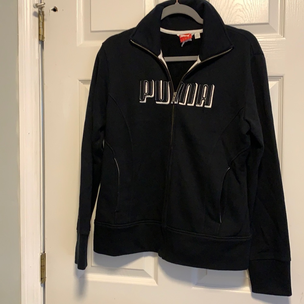 Black PUMA Zip Up Jacket